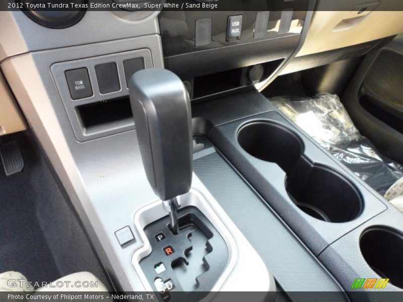 Super White / Sand Beige 2012 Toyota Tundra Texas Edition CrewMax