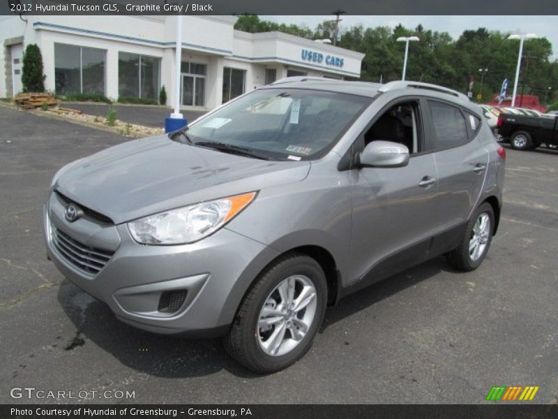 Graphite Gray / Black 2012 Hyundai Tucson GLS