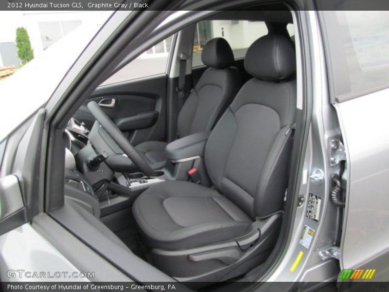 Graphite Gray / Black 2012 Hyundai Tucson GLS