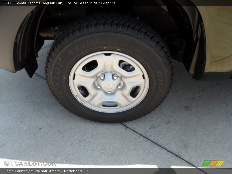 Spruce Green Mica / Graphite 2012 Toyota Tacoma Regular Cab