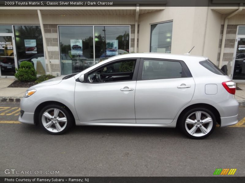 Classic Silver Metallic / Dark Charcoal 2009 Toyota Matrix S