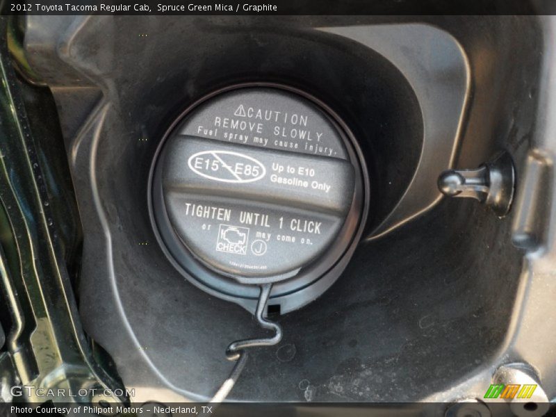Spruce Green Mica / Graphite 2012 Toyota Tacoma Regular Cab