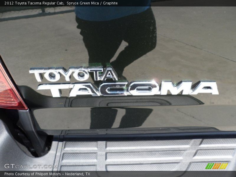 Spruce Green Mica / Graphite 2012 Toyota Tacoma Regular Cab