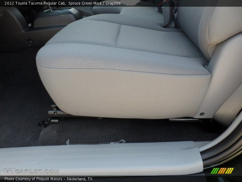 Spruce Green Mica / Graphite 2012 Toyota Tacoma Regular Cab