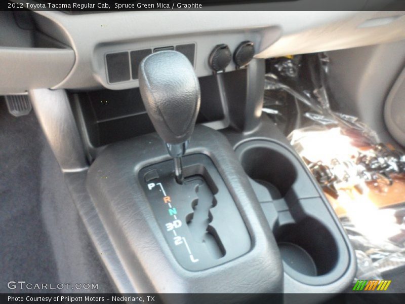 Spruce Green Mica / Graphite 2012 Toyota Tacoma Regular Cab