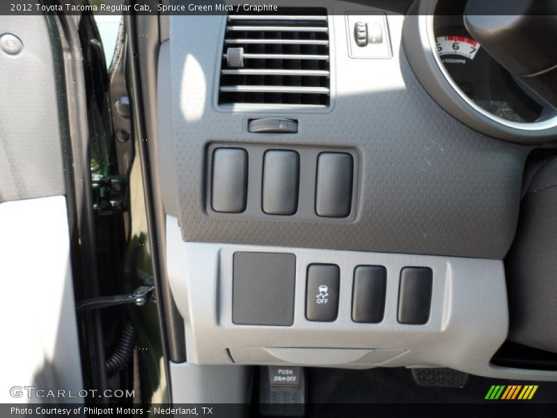 Spruce Green Mica / Graphite 2012 Toyota Tacoma Regular Cab