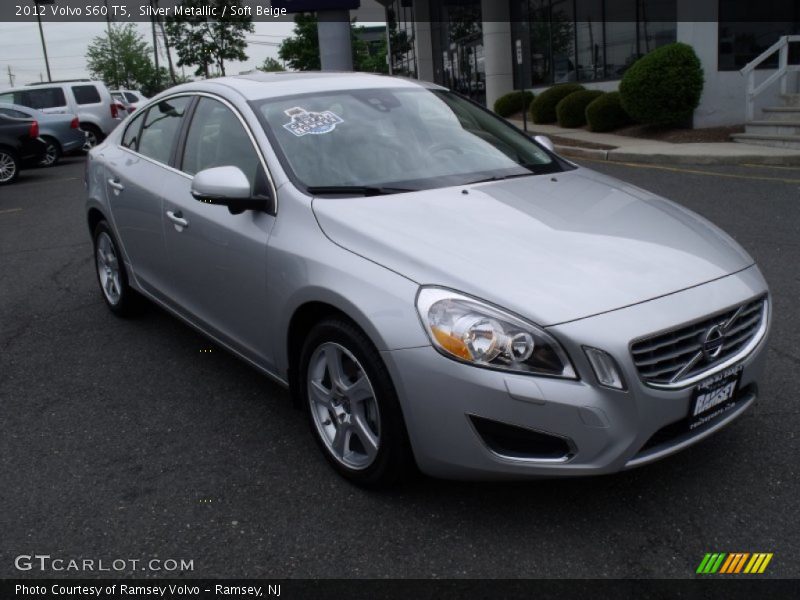 Silver Metallic / Soft Beige 2012 Volvo S60 T5
