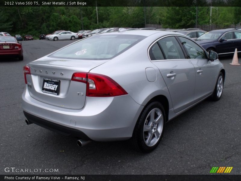 Silver Metallic / Soft Beige 2012 Volvo S60 T5