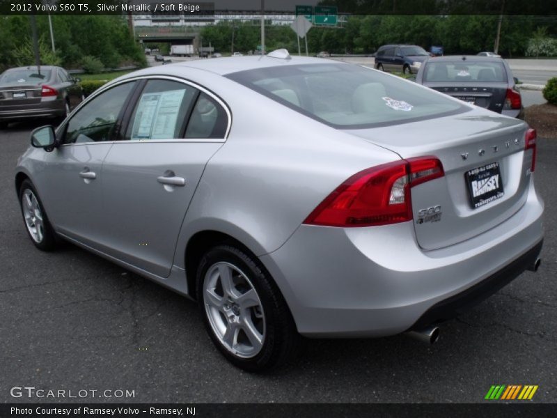 Silver Metallic / Soft Beige 2012 Volvo S60 T5