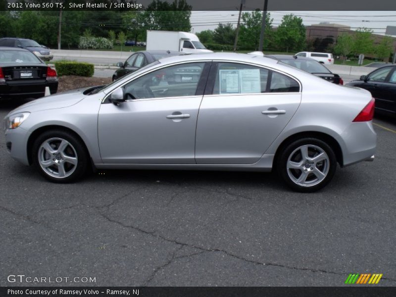 Silver Metallic / Soft Beige 2012 Volvo S60 T5