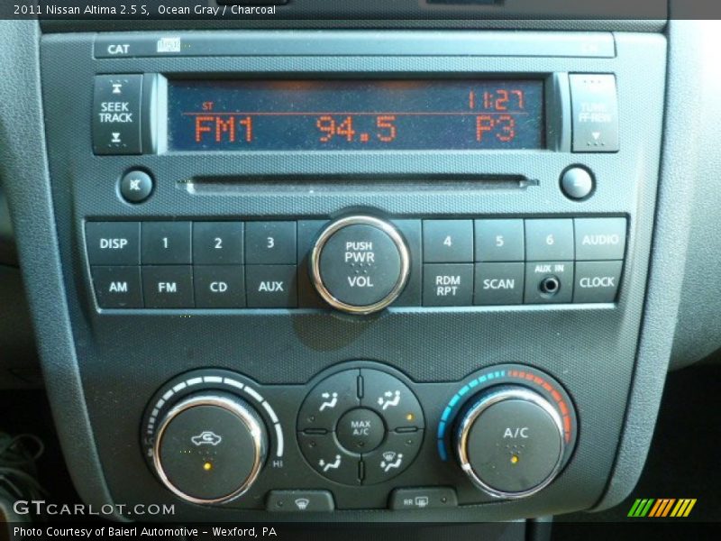 Ocean Gray / Charcoal 2011 Nissan Altima 2.5 S