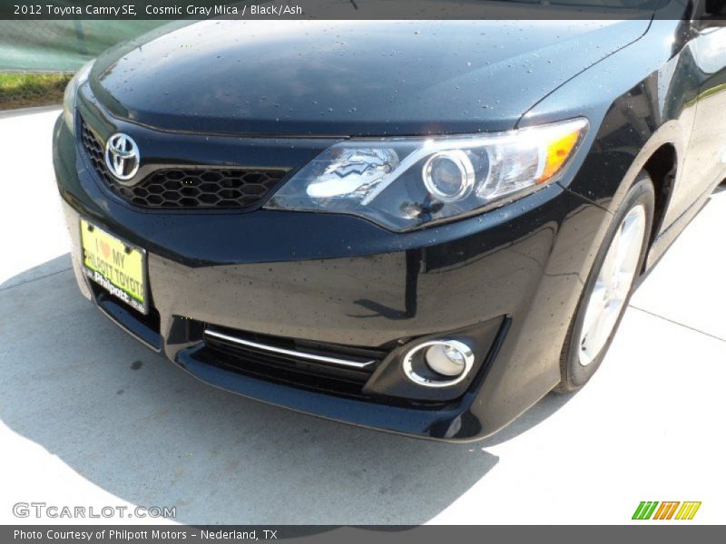 Cosmic Gray Mica / Black/Ash 2012 Toyota Camry SE