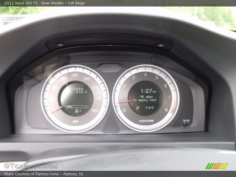 Silver Metallic / Soft Beige 2012 Volvo S60 T5
