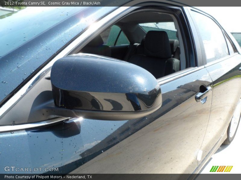 Cosmic Gray Mica / Black/Ash 2012 Toyota Camry SE