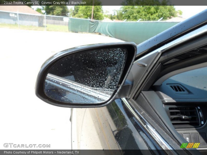 Cosmic Gray Mica / Black/Ash 2012 Toyota Camry SE