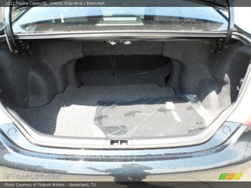 Cosmic Gray Mica / Black/Ash 2012 Toyota Camry SE
