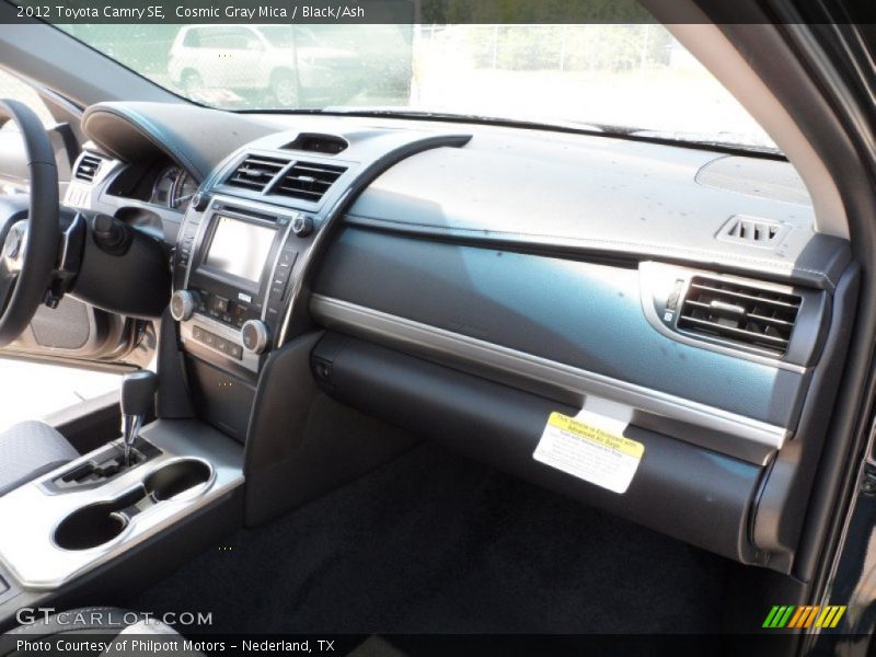 Cosmic Gray Mica / Black/Ash 2012 Toyota Camry SE