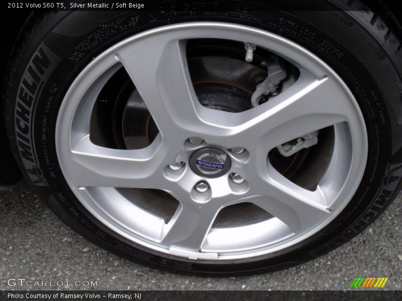 Silver Metallic / Soft Beige 2012 Volvo S60 T5