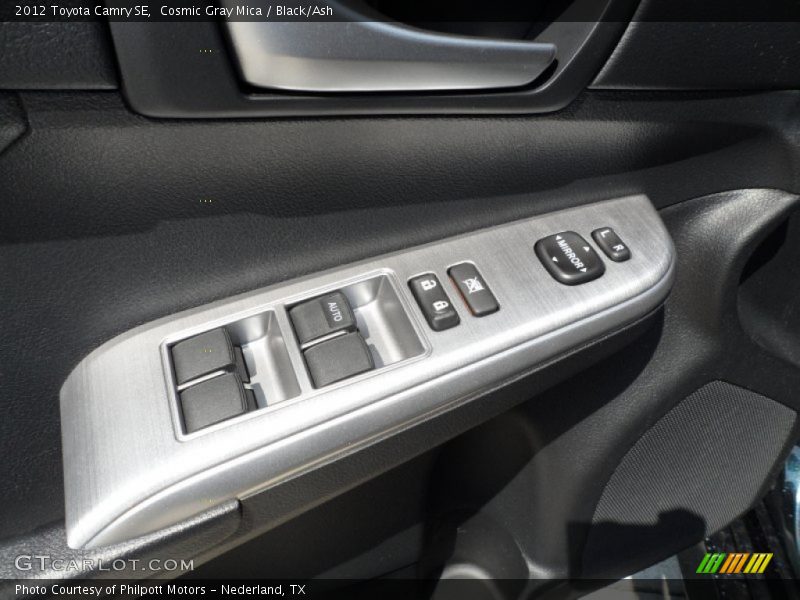 Cosmic Gray Mica / Black/Ash 2012 Toyota Camry SE