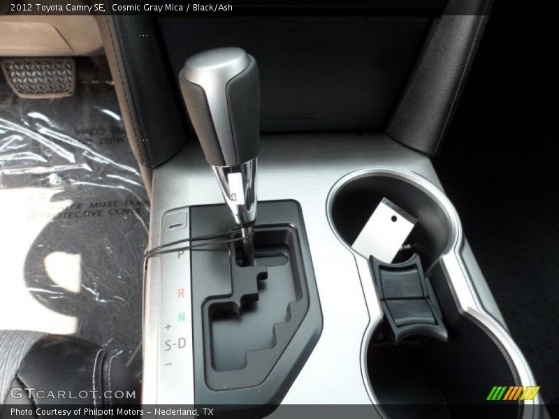 Cosmic Gray Mica / Black/Ash 2012 Toyota Camry SE