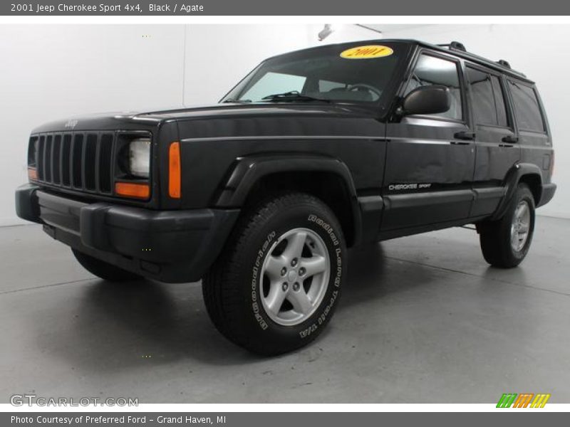 Black / Agate 2001 Jeep Cherokee Sport 4x4