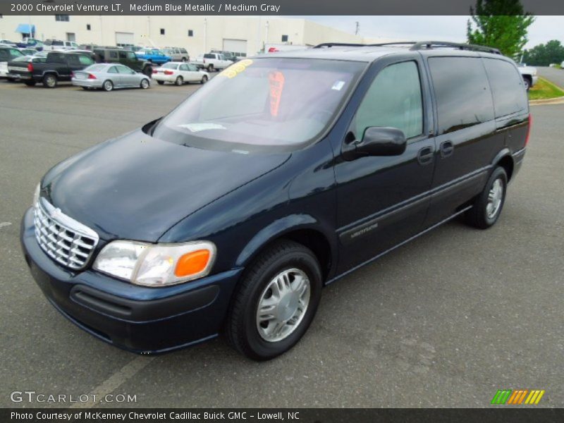 Medium Blue Metallic / Medium Gray 2000 Chevrolet Venture LT