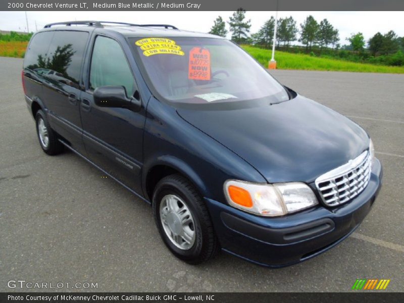 Medium Blue Metallic / Medium Gray 2000 Chevrolet Venture LT