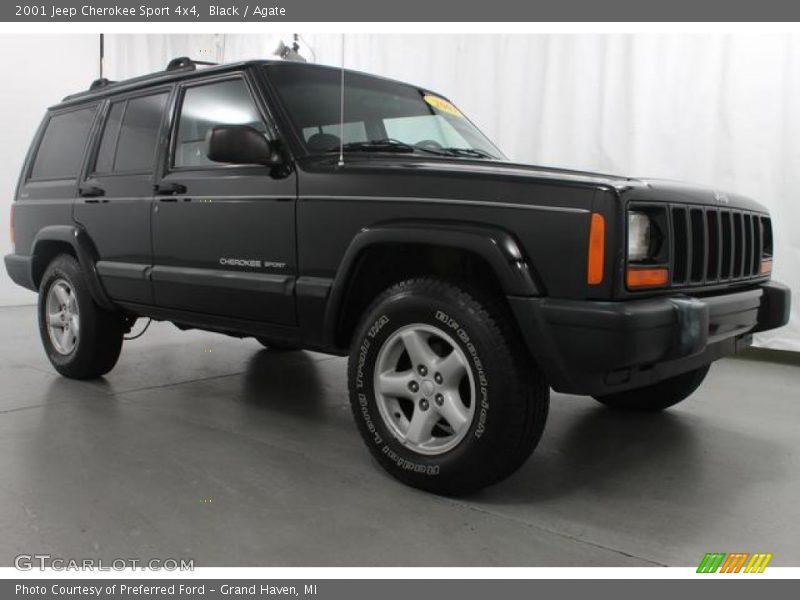 Black / Agate 2001 Jeep Cherokee Sport 4x4