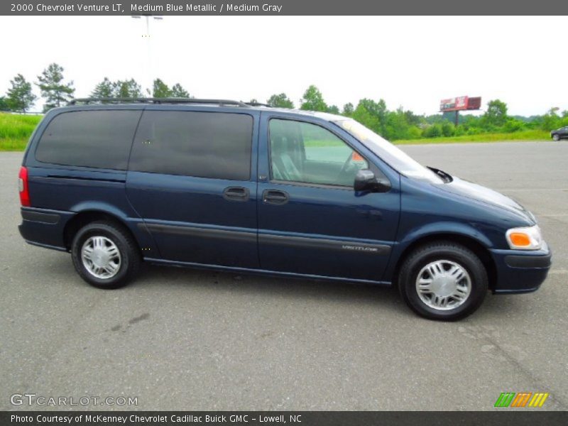 Medium Blue Metallic / Medium Gray 2000 Chevrolet Venture LT