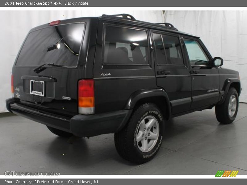 Black / Agate 2001 Jeep Cherokee Sport 4x4