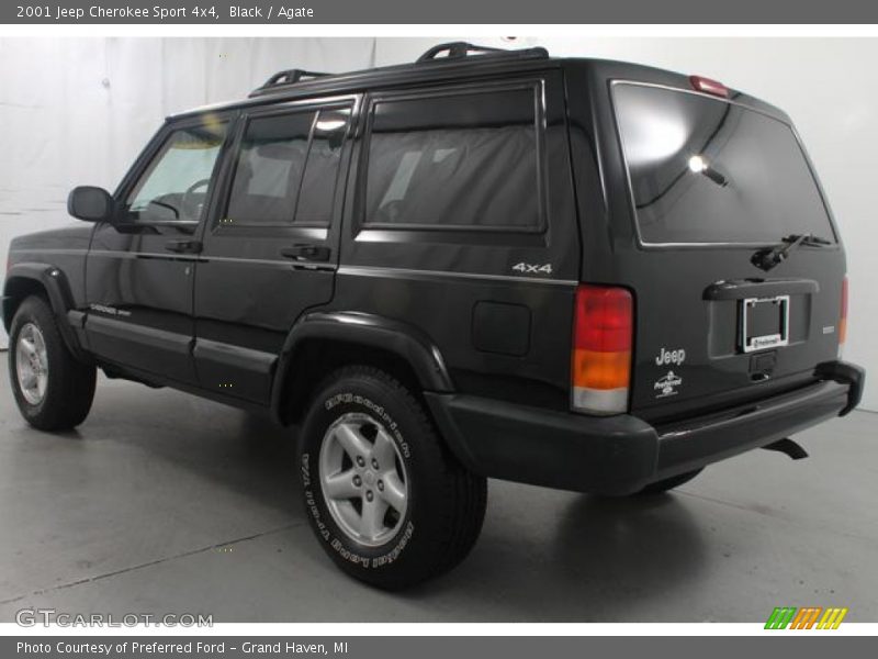 Black / Agate 2001 Jeep Cherokee Sport 4x4