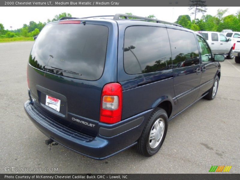 Medium Blue Metallic / Medium Gray 2000 Chevrolet Venture LT