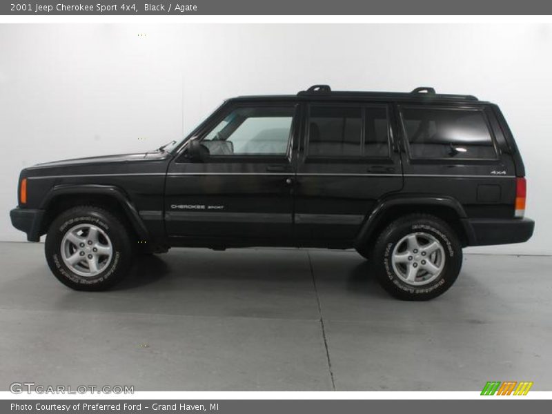 Black / Agate 2001 Jeep Cherokee Sport 4x4
