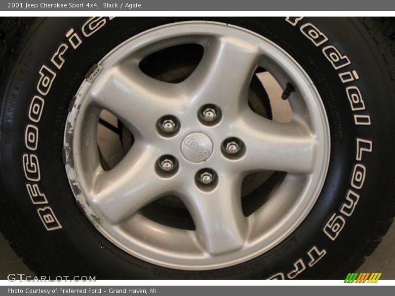 Black / Agate 2001 Jeep Cherokee Sport 4x4