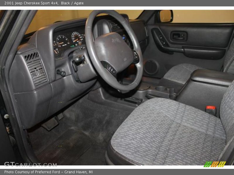 Black / Agate 2001 Jeep Cherokee Sport 4x4