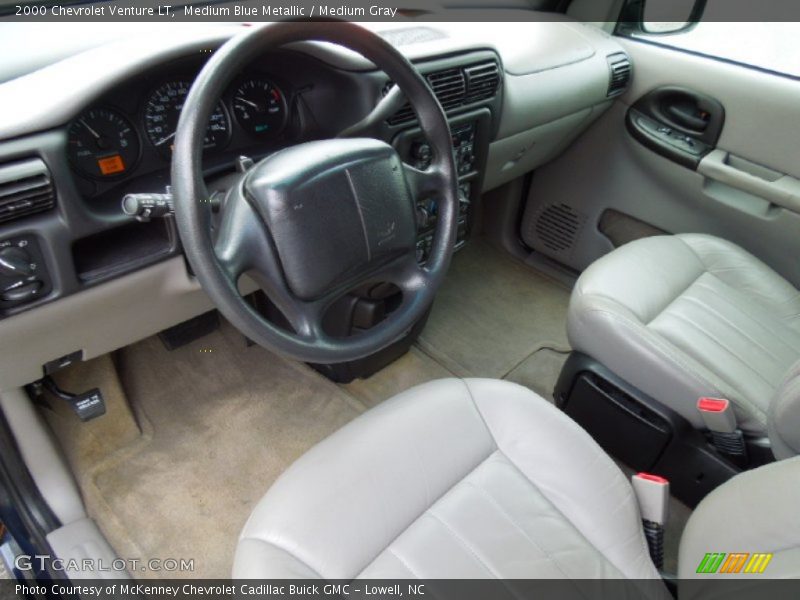 Medium Blue Metallic / Medium Gray 2000 Chevrolet Venture LT