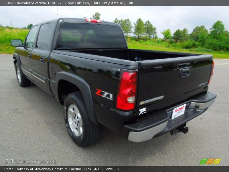 Dark Gray Metallic / Tan 2004 Chevrolet Silverado 1500 Z71 Crew Cab 4x4