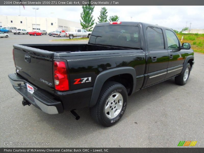 Dark Gray Metallic / Tan 2004 Chevrolet Silverado 1500 Z71 Crew Cab 4x4