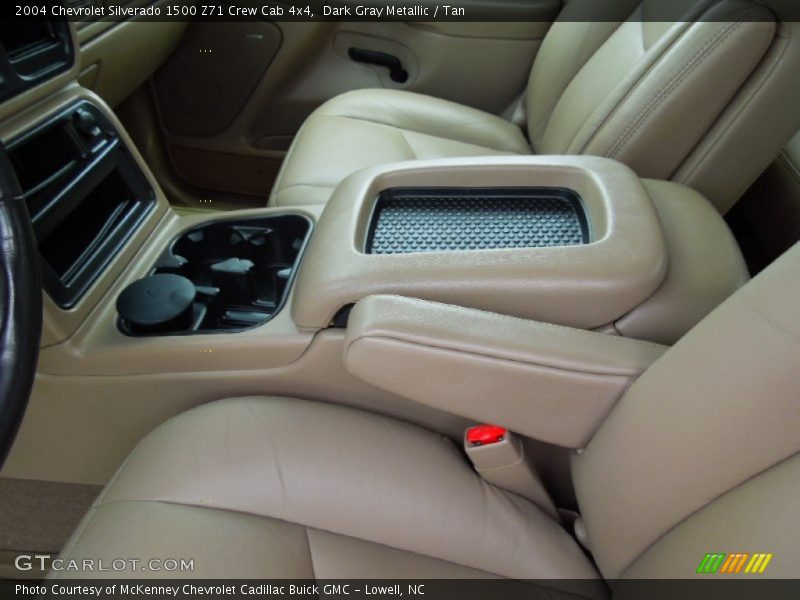 Dark Gray Metallic / Tan 2004 Chevrolet Silverado 1500 Z71 Crew Cab 4x4