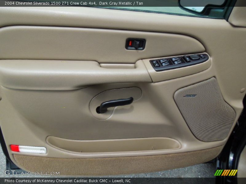 Dark Gray Metallic / Tan 2004 Chevrolet Silverado 1500 Z71 Crew Cab 4x4