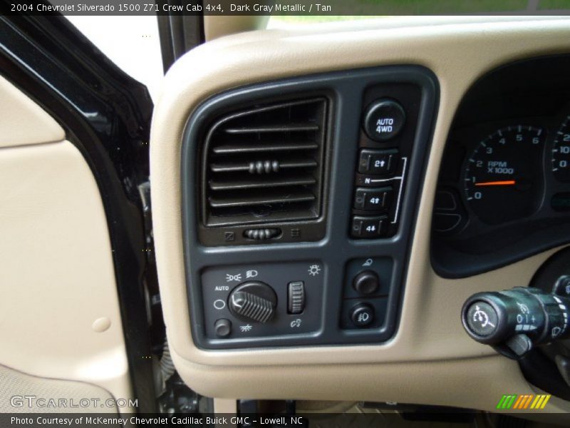 Dark Gray Metallic / Tan 2004 Chevrolet Silverado 1500 Z71 Crew Cab 4x4