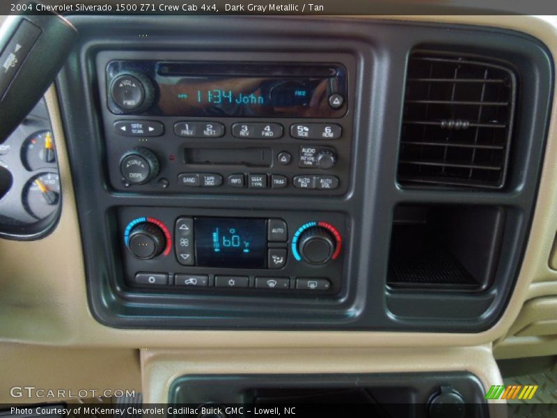 Dark Gray Metallic / Tan 2004 Chevrolet Silverado 1500 Z71 Crew Cab 4x4