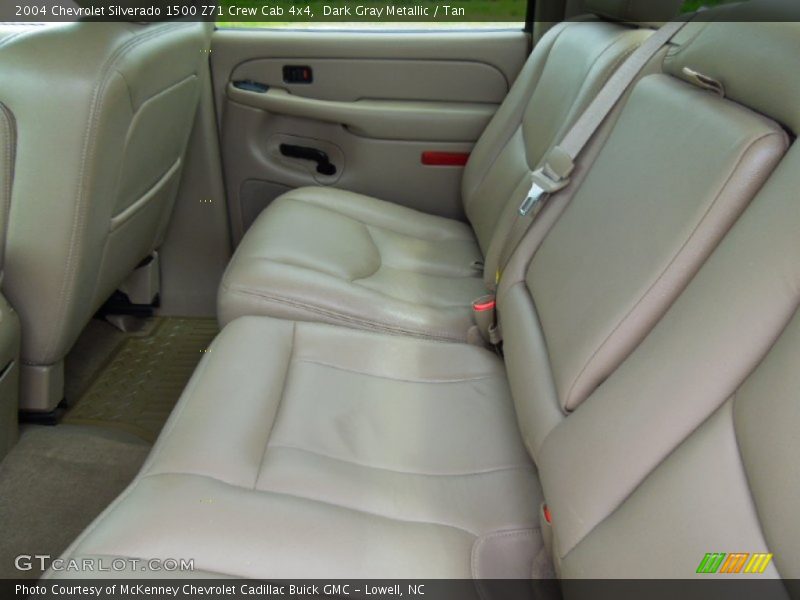 Dark Gray Metallic / Tan 2004 Chevrolet Silverado 1500 Z71 Crew Cab 4x4