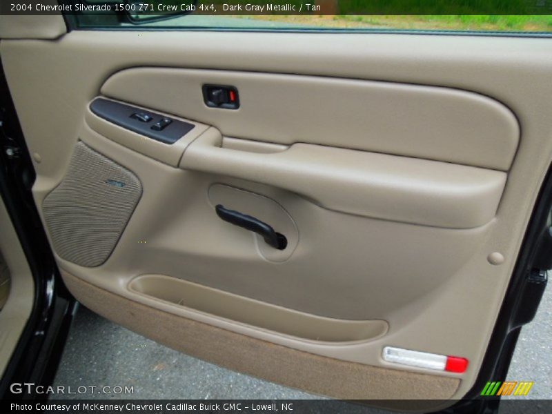 Dark Gray Metallic / Tan 2004 Chevrolet Silverado 1500 Z71 Crew Cab 4x4