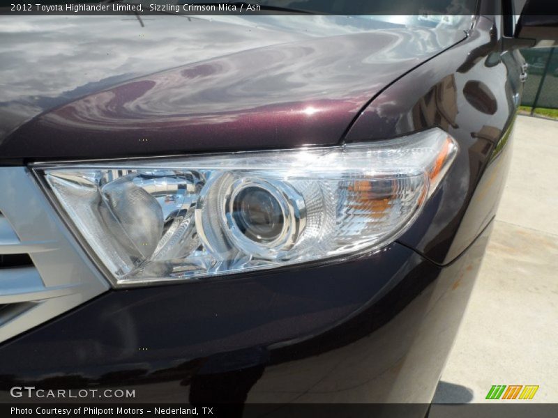 Sizzling Crimson Mica / Ash 2012 Toyota Highlander Limited