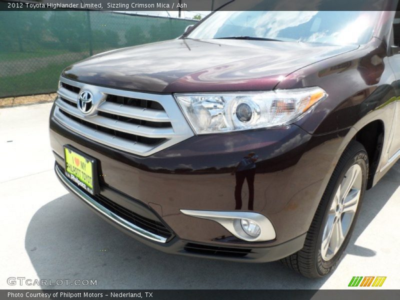 Sizzling Crimson Mica / Ash 2012 Toyota Highlander Limited