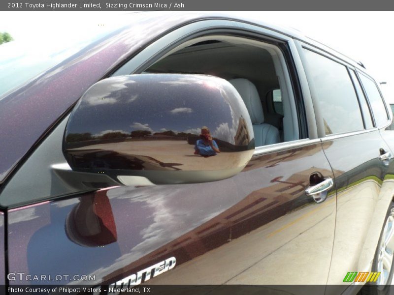 Sizzling Crimson Mica / Ash 2012 Toyota Highlander Limited