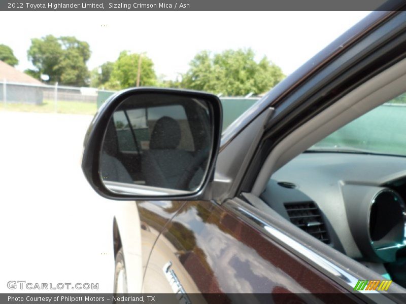 Sizzling Crimson Mica / Ash 2012 Toyota Highlander Limited
