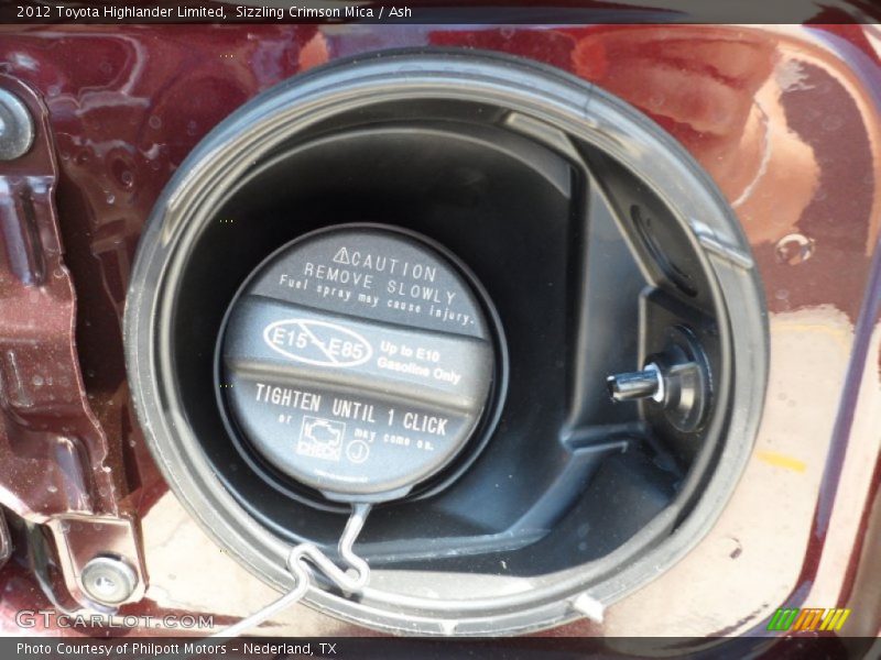 Sizzling Crimson Mica / Ash 2012 Toyota Highlander Limited