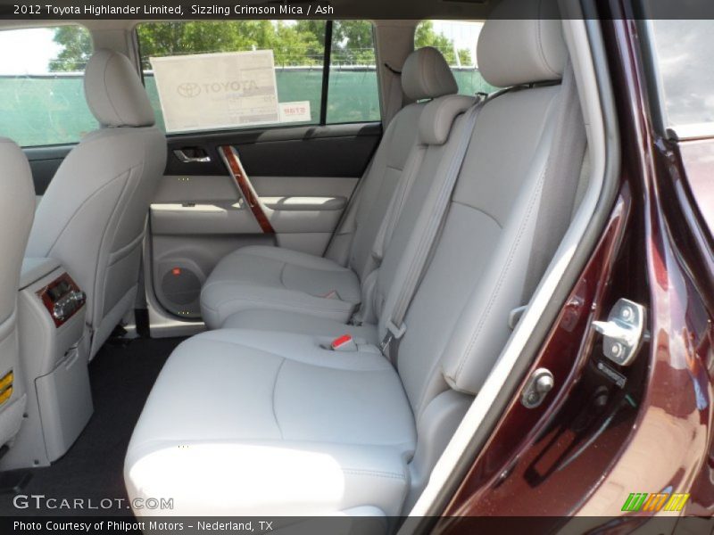 Sizzling Crimson Mica / Ash 2012 Toyota Highlander Limited